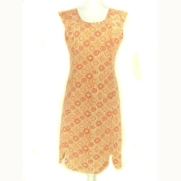 The Territory Ahead Dress Size 10 Orange Floral - Picture 1 of 5